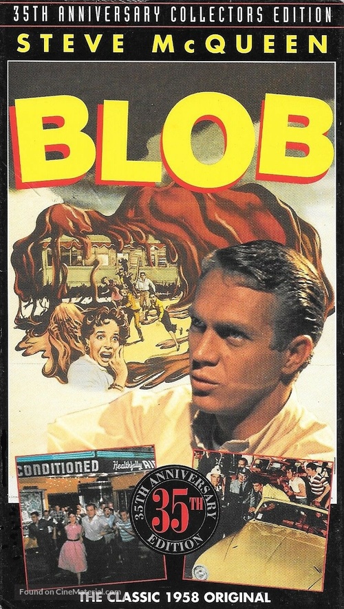 The Blob - VHS movie cover