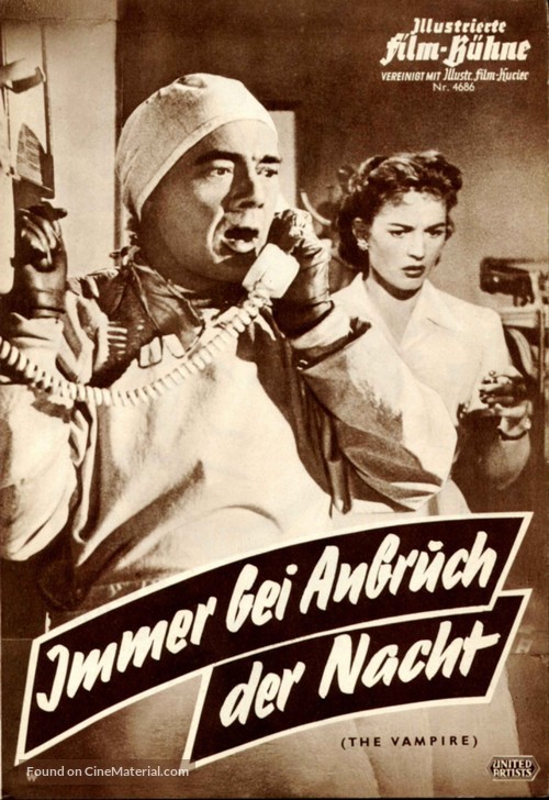 The Vampire - German poster