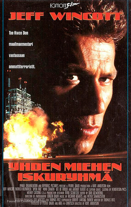 Open Fire - Finnish VHS movie cover