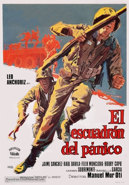 El escuadr&oacute;n del p&aacute;nico - Spanish Movie Poster