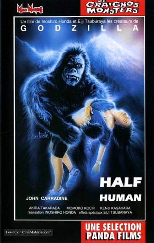 Half Human: The Story of the Abominable Snowman - French VHS movie cover