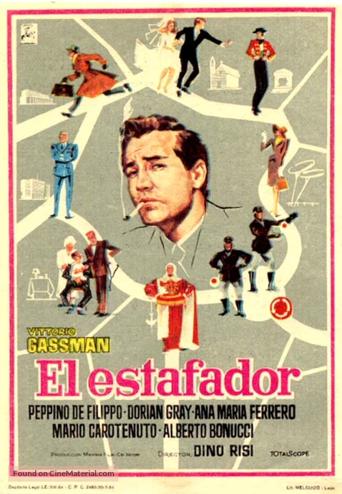 Il Mattatore - Spanish Movie Poster