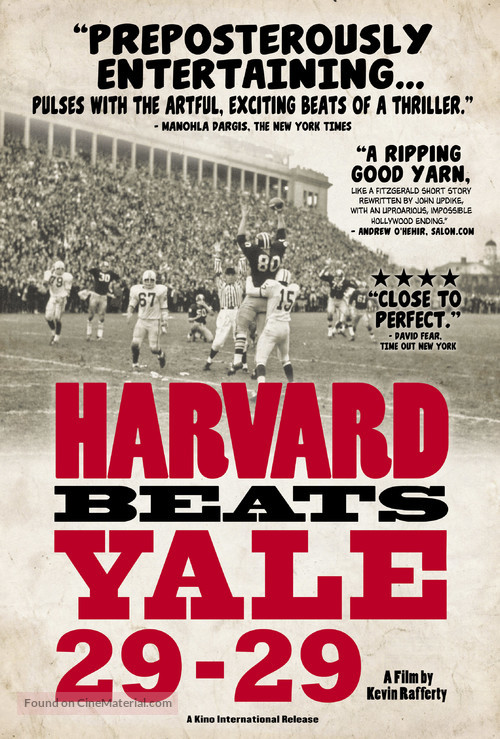 Harvard Beats Yale 29-29 - Movie Poster