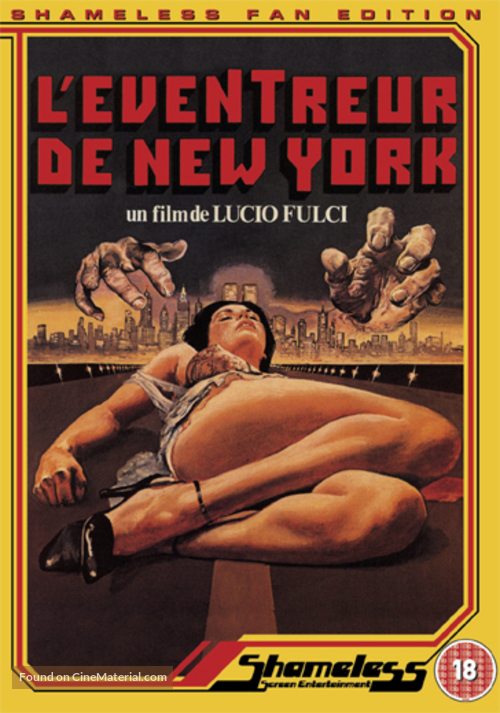 Lo squartatore di New York - British DVD movie cover