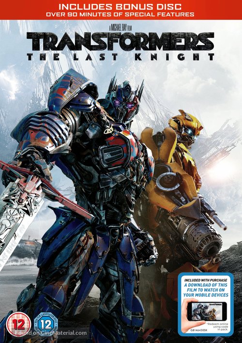 Transformers: The Last Knight - British Movie Cover