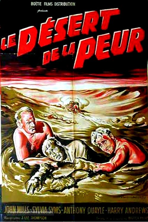 Ice Cold in Alex - French Movie Poster