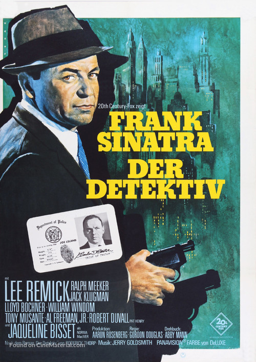 The Detective - German Movie Poster