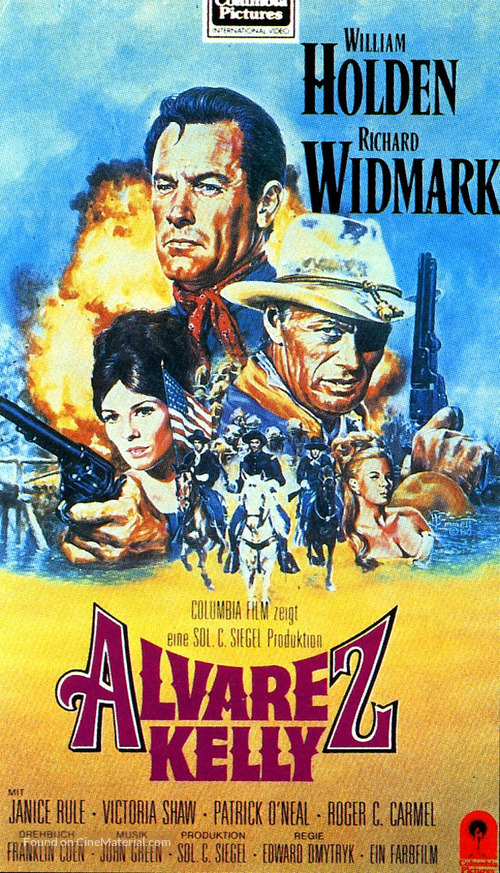 Alvarez Kelly - German VHS movie cover