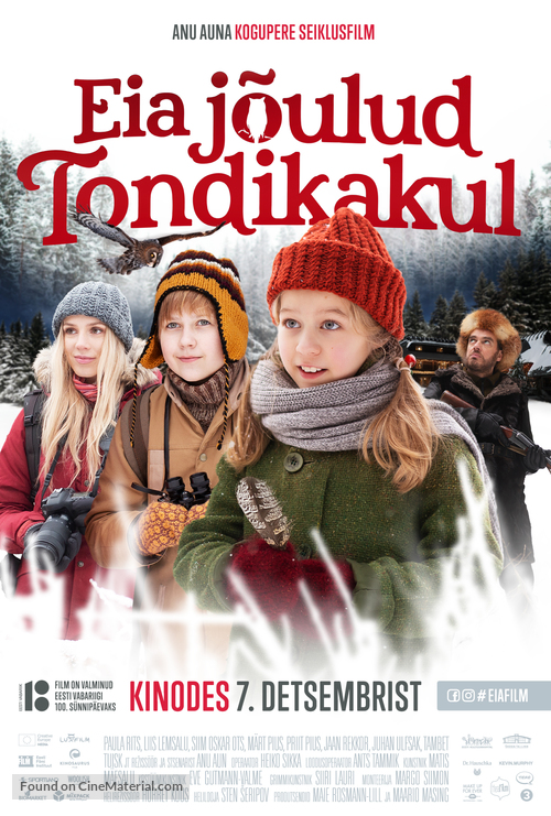 Eia j&otilde;ulud Tondikakul - Finnish Movie Poster