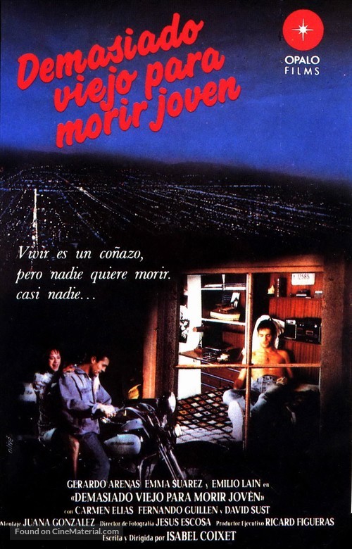 Demasiado viejo para morir joven - Spanish Movie Poster