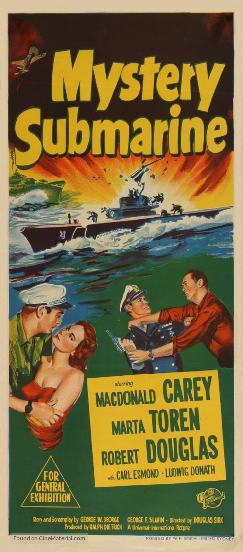 Mystery Submarine - Australian Movie Poster
