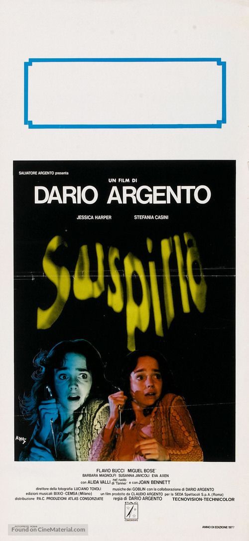 Suspiria - Italian Movie Poster