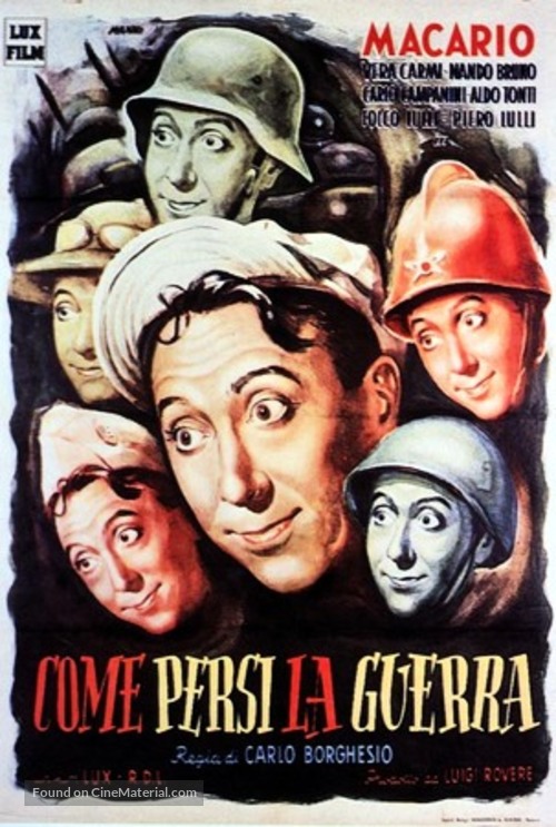 Come persi la guerra - Italian Movie Poster