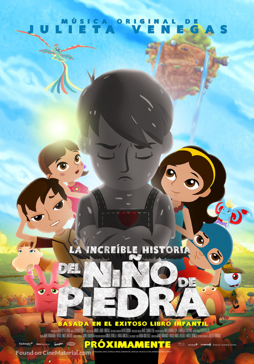 La incre&iacute;ble historia del Ni&ntilde;o de Piedra - Mexican Movie Poster