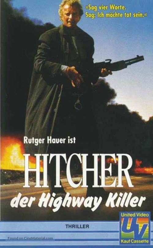 The Hitcher - German VHS movie cover