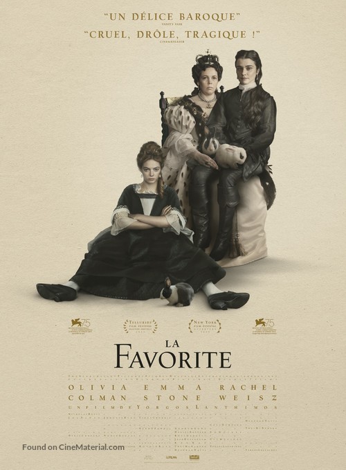 The Favourite - French Movie Poster