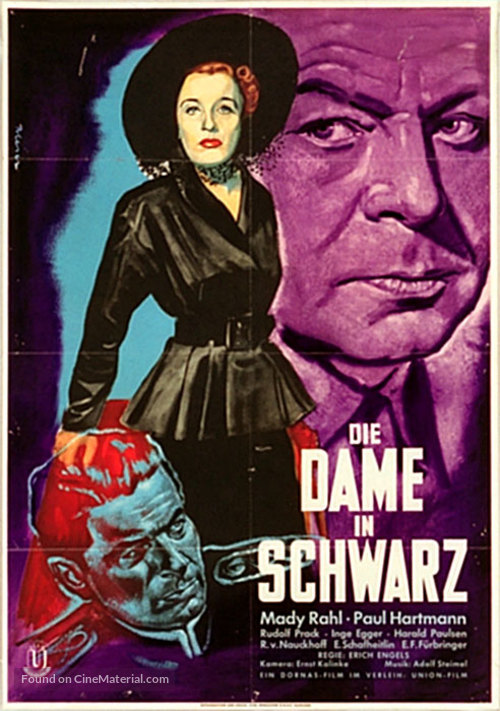 Dame in Schwarz, Die - German Movie Poster