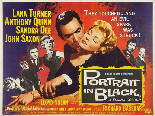 Portrait in Black - British Movie Poster