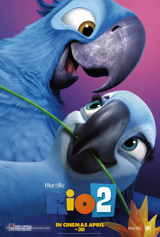 Rio 2 14 British Movie Poster Rio 2 14 British Movie Poster