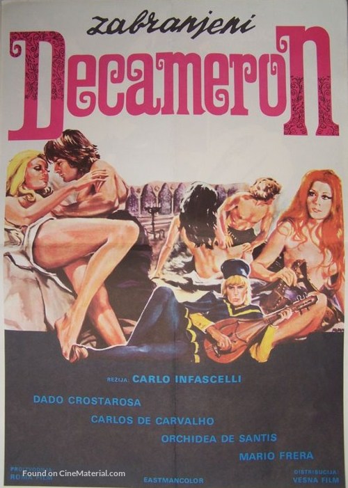 Il Decamerone proibito - Yugoslav Movie Poster