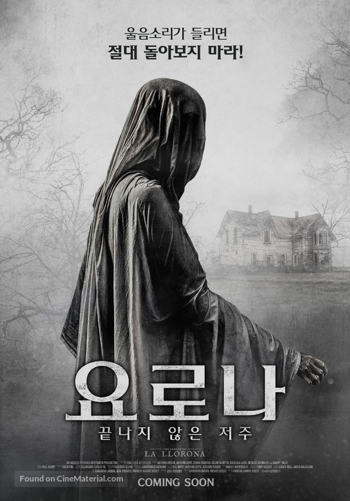 The Legend of La Llorona - South Korean Movie Poster