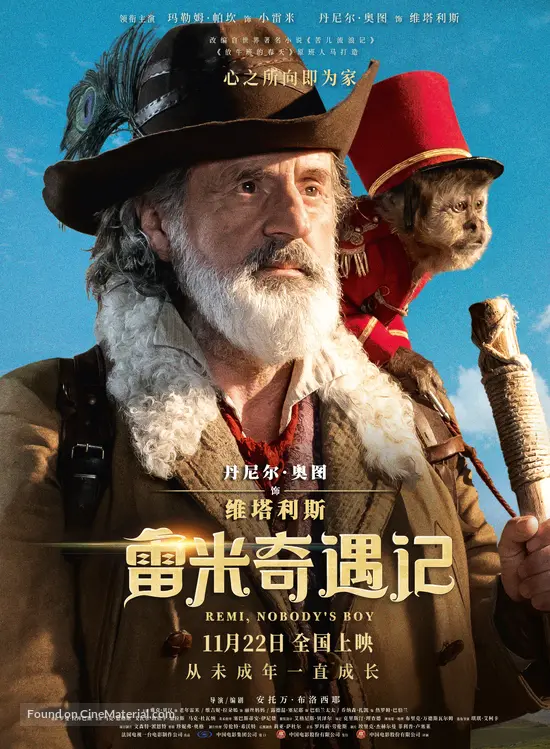 R&eacute;mi sans famille - Chinese Movie Poster