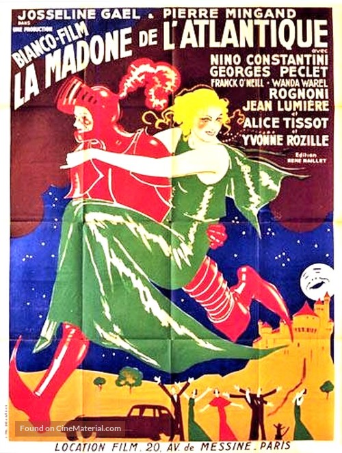 La madone de l&#039;atlantique - French Movie Poster