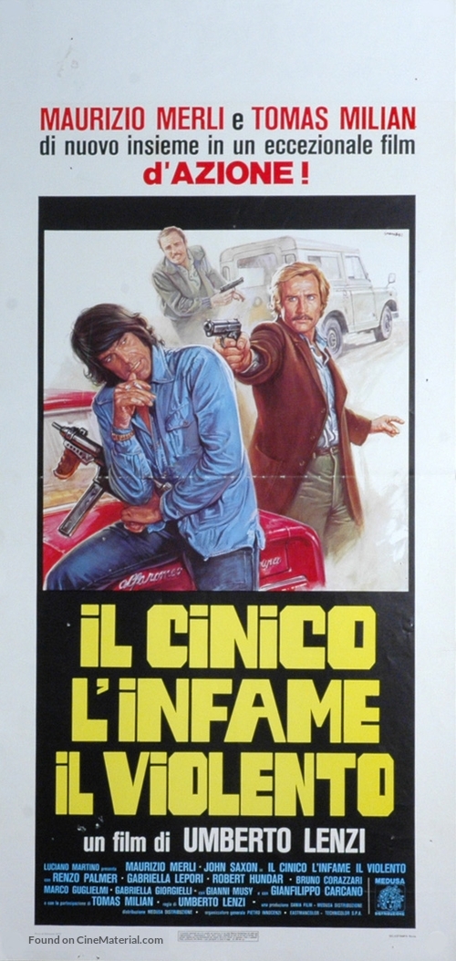 Il cinico, l&#039;infame, il violento - Italian Movie Poster