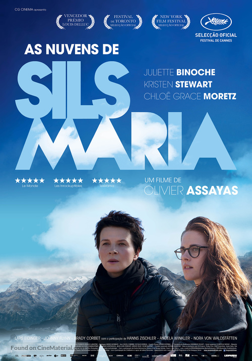 Clouds of Sils Maria - Portuguese Movie Poster