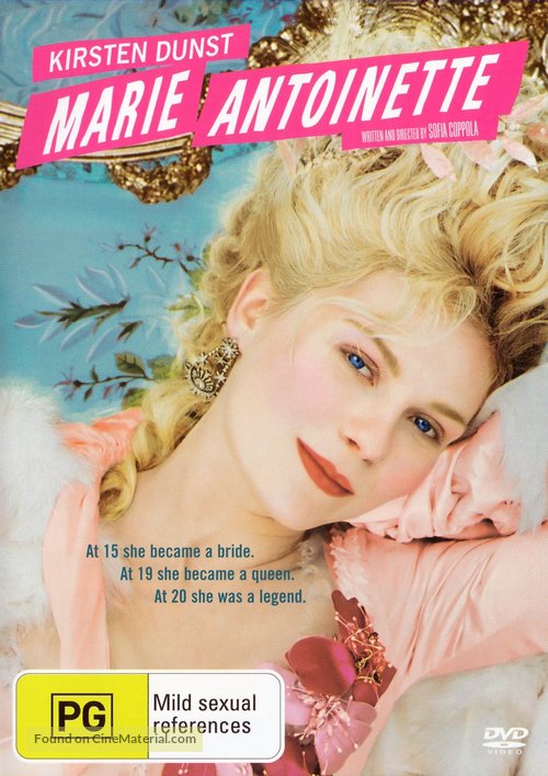 Marie Antoinette - Australian Movie Cover