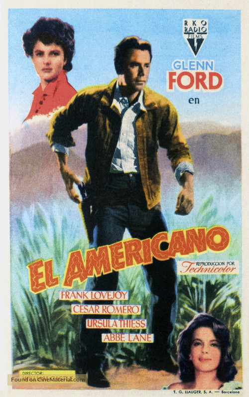 The Americano - Spanish Movie Poster