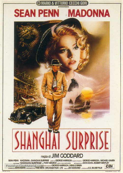 Shanghai Surprise - Italian Movie Poster