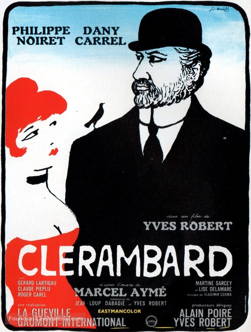 Cl&eacute;rambard - French Movie Poster