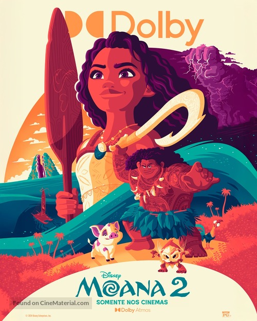 Moana 2 - Brazilian Movie Poster