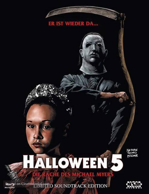 Halloween 5: The Revenge of Michael Myers - Austrian Blu-Ray movie cover