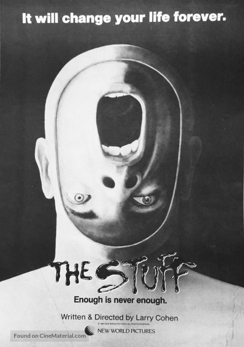 The Stuff (1985) Japanese movie poster