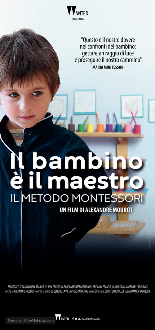 Le ma&icirc;tre est l&#039;enfant - Italian Movie Poster