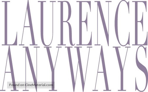 Laurence Anyways - Canadian Logo