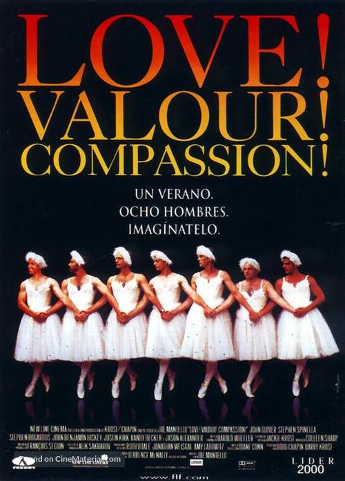 Love! Valour! Compassion! - Spanish Movie Poster