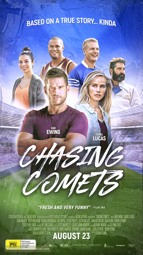 Chasing Comets - Australian Movie Poster