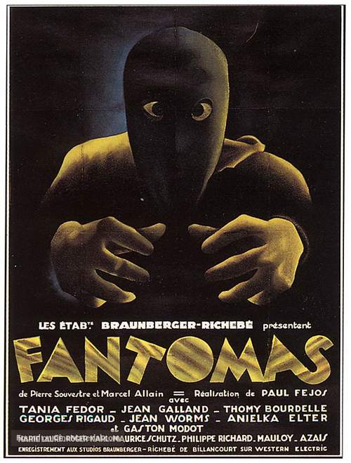 Fant&ocirc;mas - French Movie Poster