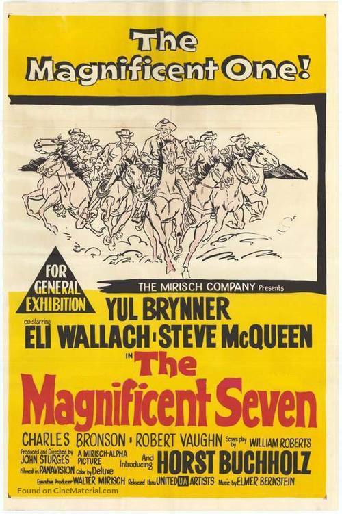 The Magnificent Seven - Australian Movie Poster