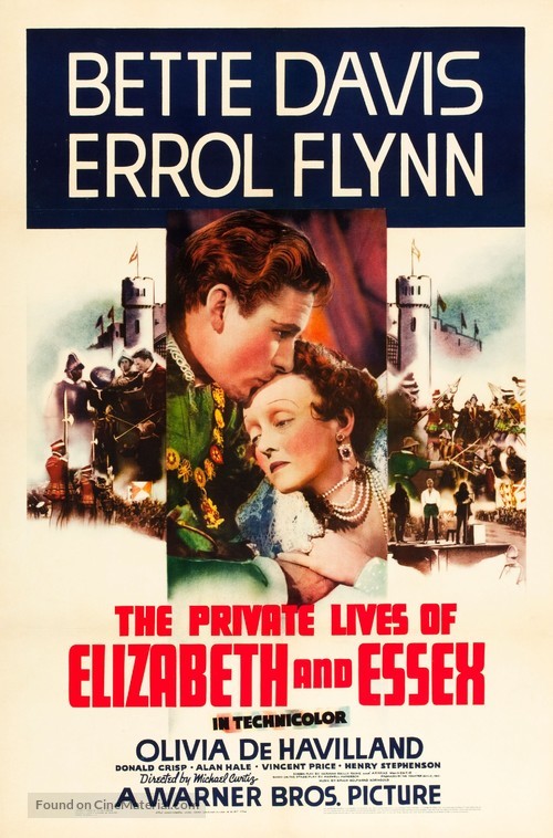 The Private Lives of Elizabeth and Essex - Movie Poster