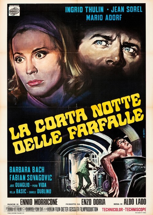 La corta notte delle bambole di vetro - Italian Movie Poster