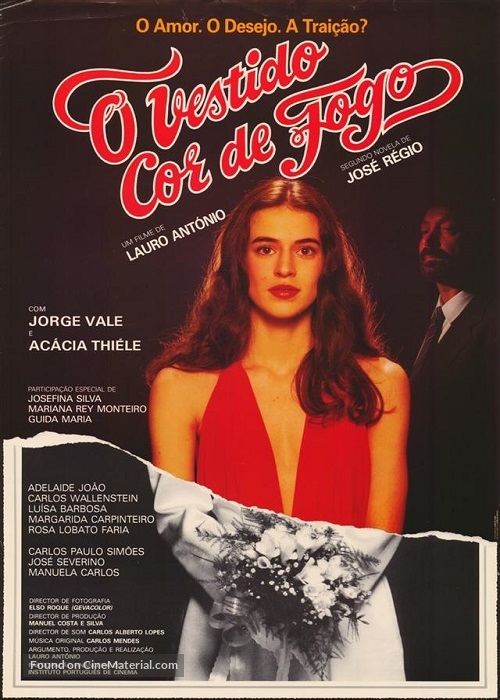 O Vestido Cor de Fogo - Portuguese Movie Poster