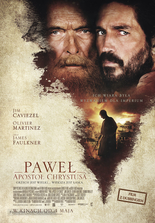 Paul, Apostle of Christ - Polish Movie Poster