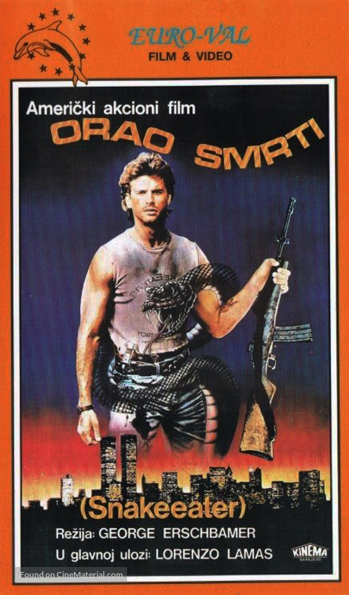 Snake Eater - Yugoslav VHS movie cover