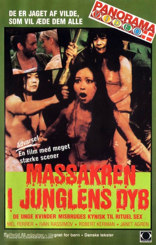 Mangiati vivi! - Danish VHS movie cover