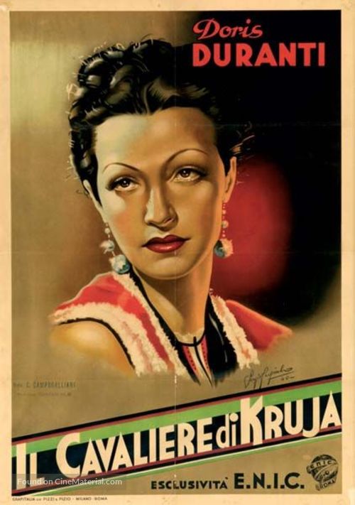 Cavaliere di Kruja, Il - Italian Movie Poster