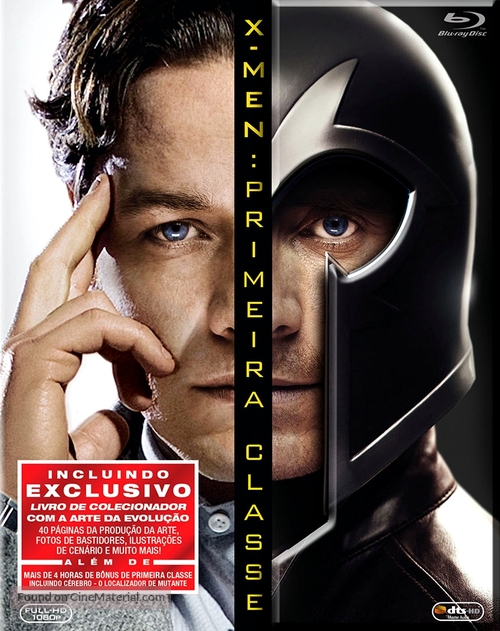 X-Men: First Class - Brazilian Blu-Ray movie cover